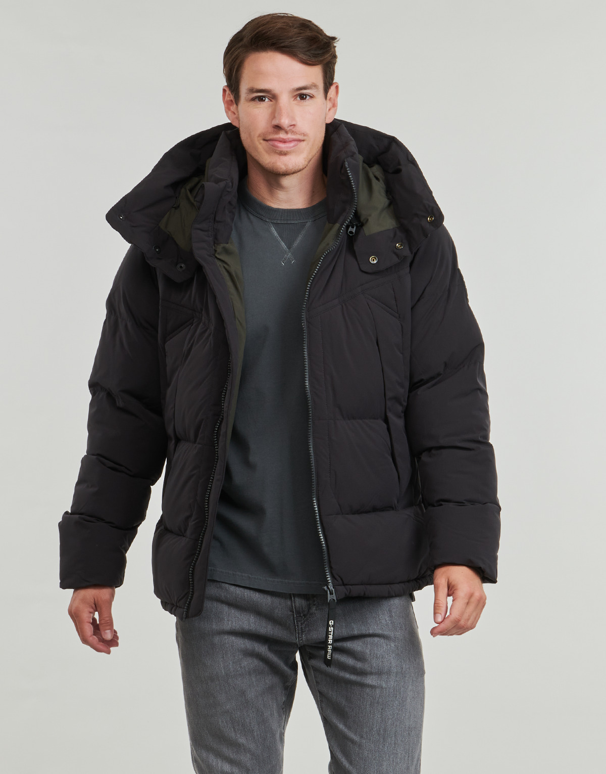 Oblačila Moški Puhovke G-Star Raw G- WHISTLER PDD HDD JKT 2.0 Črna