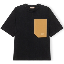 Oblačila Moški Majice & Polo majice Rvlt Revolution T-Shirt Oversize 1361 - Black Rumena
