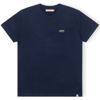Oblačila Moški Majice & Polo majice Revolution T-Shirt Regular 1342 BUS - Navy/Melange Modra