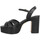 Čevlji  Ženske Sandali & Odprti čevlji Lola Cruz 414p Cuir Femme Noir Črna