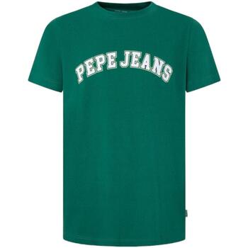Oblačila Moški Majice s kratkimi rokavi Pepe jeans  Zelena