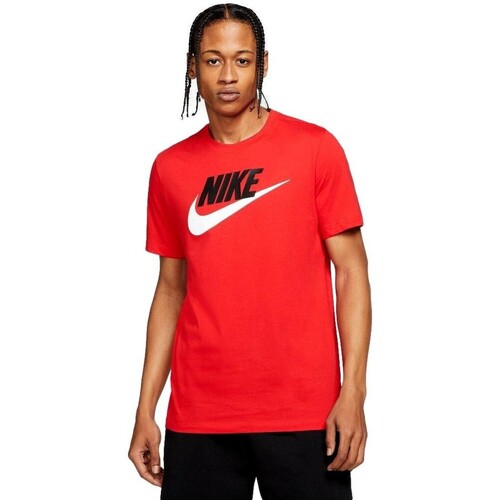Oblačila Moški Majice s kratkimi rokavi Nike CAMISETA HOMBRE  SPORTSWEAR AR5004 Rdeča