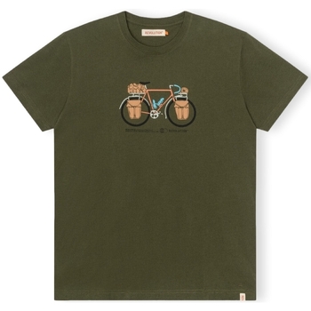 Oblačila Moški Majice & Polo majice Revolution T-Shirt Regular 1344 PAC - Army Zelena