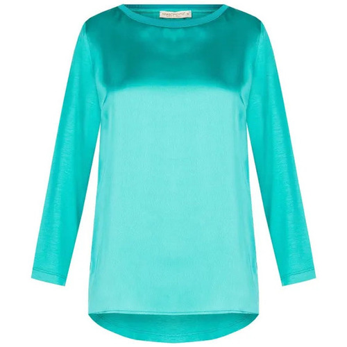 Oblačila Ženske Srajce & Bluze Rinascimento CFC0117723003 Zelena voda
