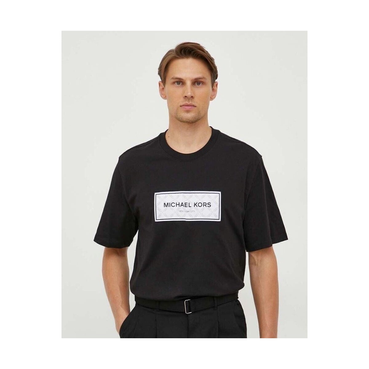Oblačila Moški Majice s kratkimi rokavi MICHAEL Michael Kors CH351RG1V2 Črna