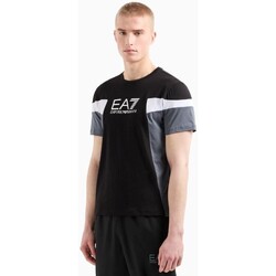 Oblačila Moški Majice s kratkimi rokavi Emporio Armani EA7 3DPT10 PJ02Z Črna