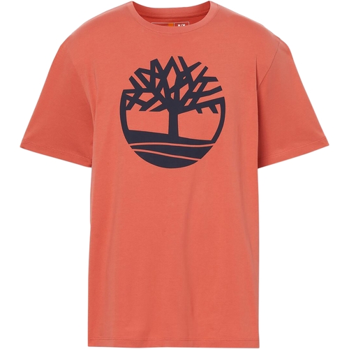 Oblačila Moški Majice s kratkimi rokavi Timberland 227500 Oranžna