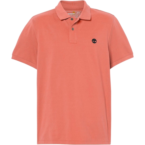 Oblačila Moški Polo majice kratki rokavi Timberland 227495 Oranžna