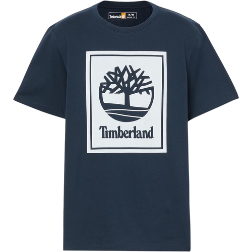 Oblačila Moški Majice s kratkimi rokavi Timberland 227465 Modra