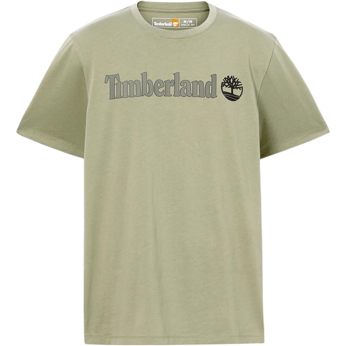 Oblačila Moški Majice s kratkimi rokavi Timberland 227441 Zelena