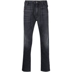 Oblačila Moški Jeans straight Diesel KROOLEY-Y-NE Črna