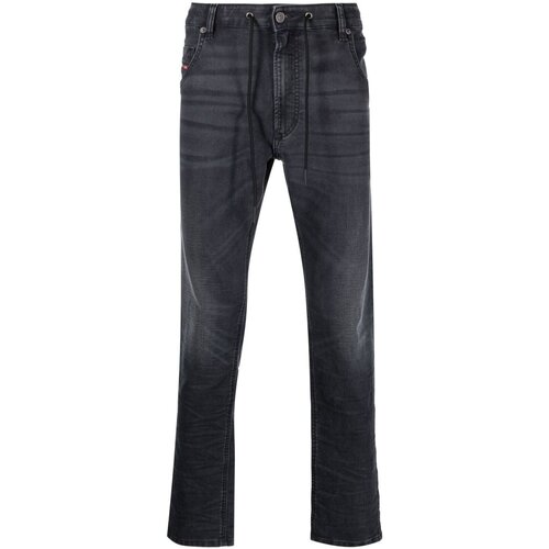 Oblačila Moški Jeans straight Diesel KROOLEY-Y-NE Črna