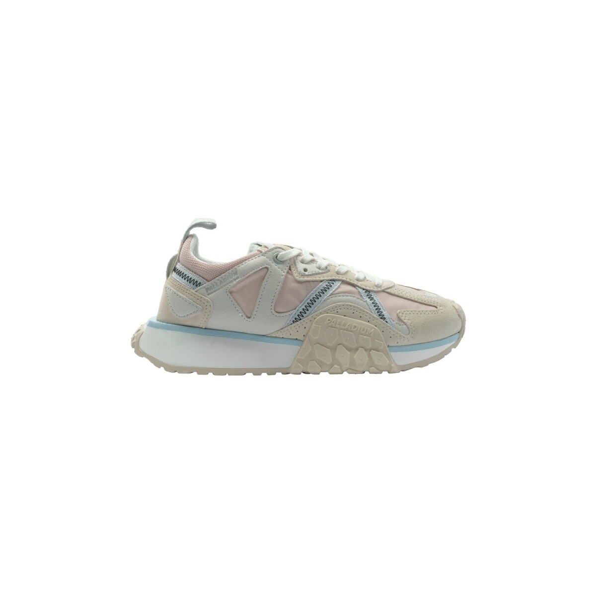 Čevlji  Ženske Čevlji Derby Palladium TROOP RUNNER OUTCITY  918-ROSE SMOKE MIX 98876 Rožnata