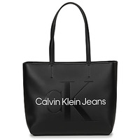 Torbice Ženske Nakupovalne torbe Calvin Klein Jeans CKJ SCULPTED NEW SHOPPER 29 Črna