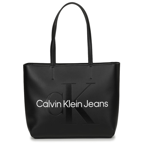 Torbice Ženske Nakupovalne torbe Calvin Klein Jeans CKJ SCULPTED NEW SHOPPER 29 Črna