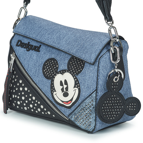 Desigual BAG MICKEY DENIM EDGE PHUKET MINI NF PU Modra