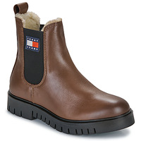 Čevlji  Ženske Polškornji Tommy Jeans TJW CHELSEA BOOT WL Kostanjeva