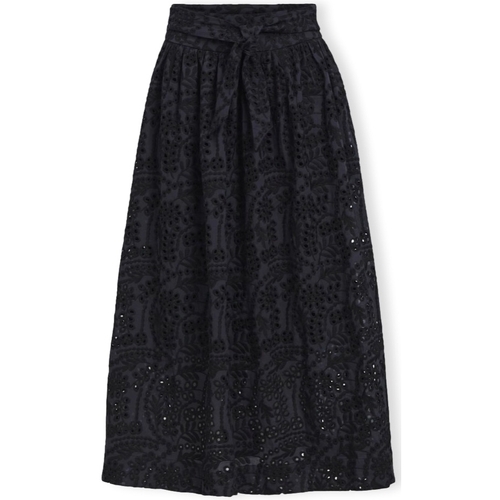 Oblačila Ženske Krila Object Bodie Skirt - Black/Denim Blue Črna
