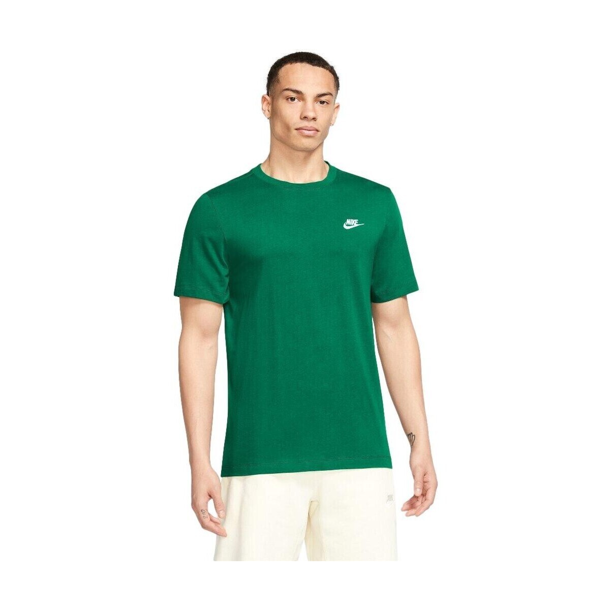 Oblačila Moški Majice s kratkimi rokavi Nike CAMISETA  SPORTSWEAR AR4997 Zelena