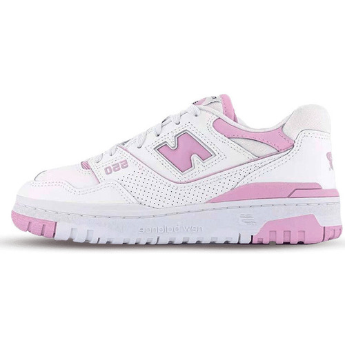 Čevlji  Pohodništvo New Balance 550 White Bubblegum Pink Bela