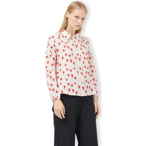 Oblačila Ženske Topi & Bluze Compania Fantastica COMPAÑIA FANTÁSTICA Shirt 11034 - Conversational 12 Rdeča