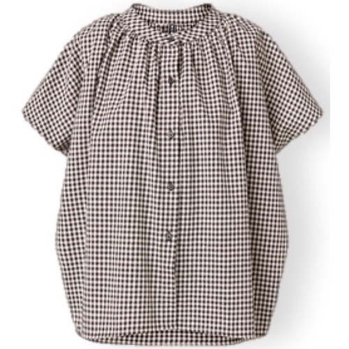 Oblačila Ženske Topi & Bluze Wendykei Shirt 221538 - Checked Črna