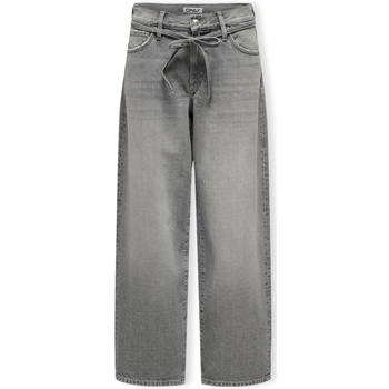Oblačila Ženske Jeans straight Only Gianna Jeans - Medium Grey Denim Siva