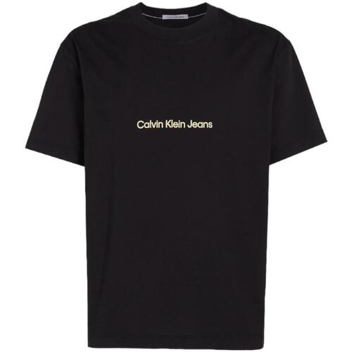 Oblačila Moški Majice s kratkimi rokavi Calvin Klein Jeans  Črna
