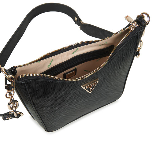 Guess ACO GLORIANNA TOP ZIP SHLOUDER Črna