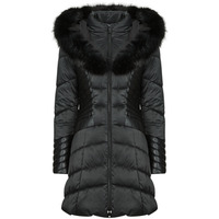 Oblačila Ženske Puhovke Guess NEW OXANA JACKET Črna