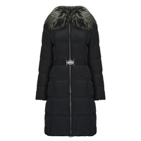 Oblačila Ženske Puhovke Guess NEW MARISOL LONG BELTED JACKET Črna