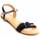 Čevlji  Ženske Sandali & Odprti čevlji Leindia 87369 Črna