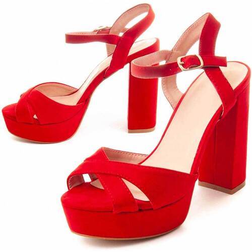 Čevlji  Ženske Sandali & Odprti čevlji Leindia 88188 Rdeča