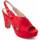 Čevlji  Ženske Sandali & Odprti čevlji Leindia 88196 Rdeča