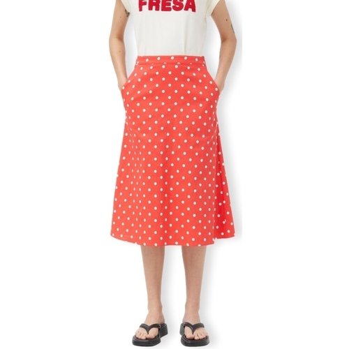 Oblačila Ženske Krila Compania Fantastica COMPAÑIA FANTÁSTICA Skirt 11019 - Polka Dots Rdeča