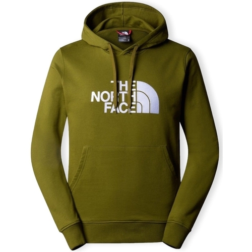 Oblačila Moški Puloverji The North Face Sweatshirt Hooded Light Drew Peak - Forest Olive Zelena
