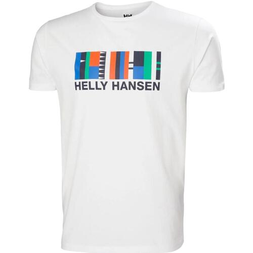 Oblačila Moški Majice s kratkimi rokavi Helly Hansen  Bela