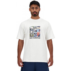 Oblačila Moški Majice & Polo majice New Balance Hoops graphic t-shirt Bela