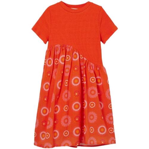 Oblačila Deklice Obleke Desigual  Oranžna