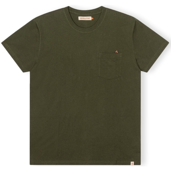 Oblačila Moški Majice & Polo majice Revolution T-Shirt Regular 1341 BOR - Army Zelena