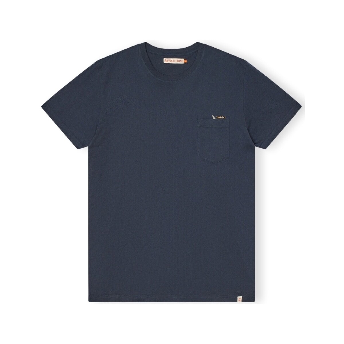 Oblačila Moški Majice & Polo majice Revolution T-Shirt Regular 1365 SHA - Navy Modra