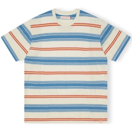 Oblačila Moški Majice & Polo majice Revolution T-Shirt Loose 1363 - Blue Večbarvna
