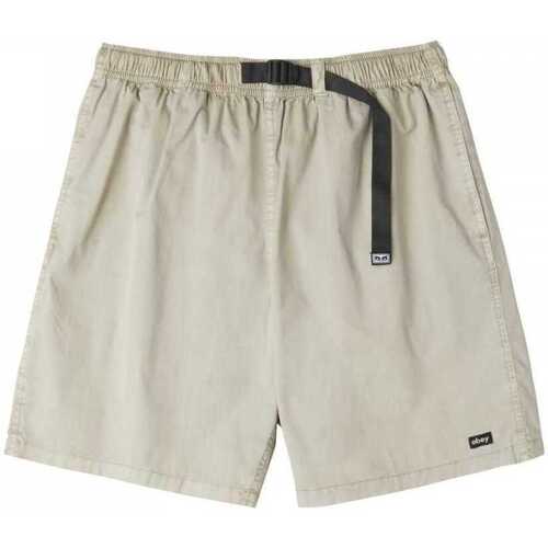 Oblačila Moški Kratke hlače & Bermuda Obey Easy pigment trail short Siva