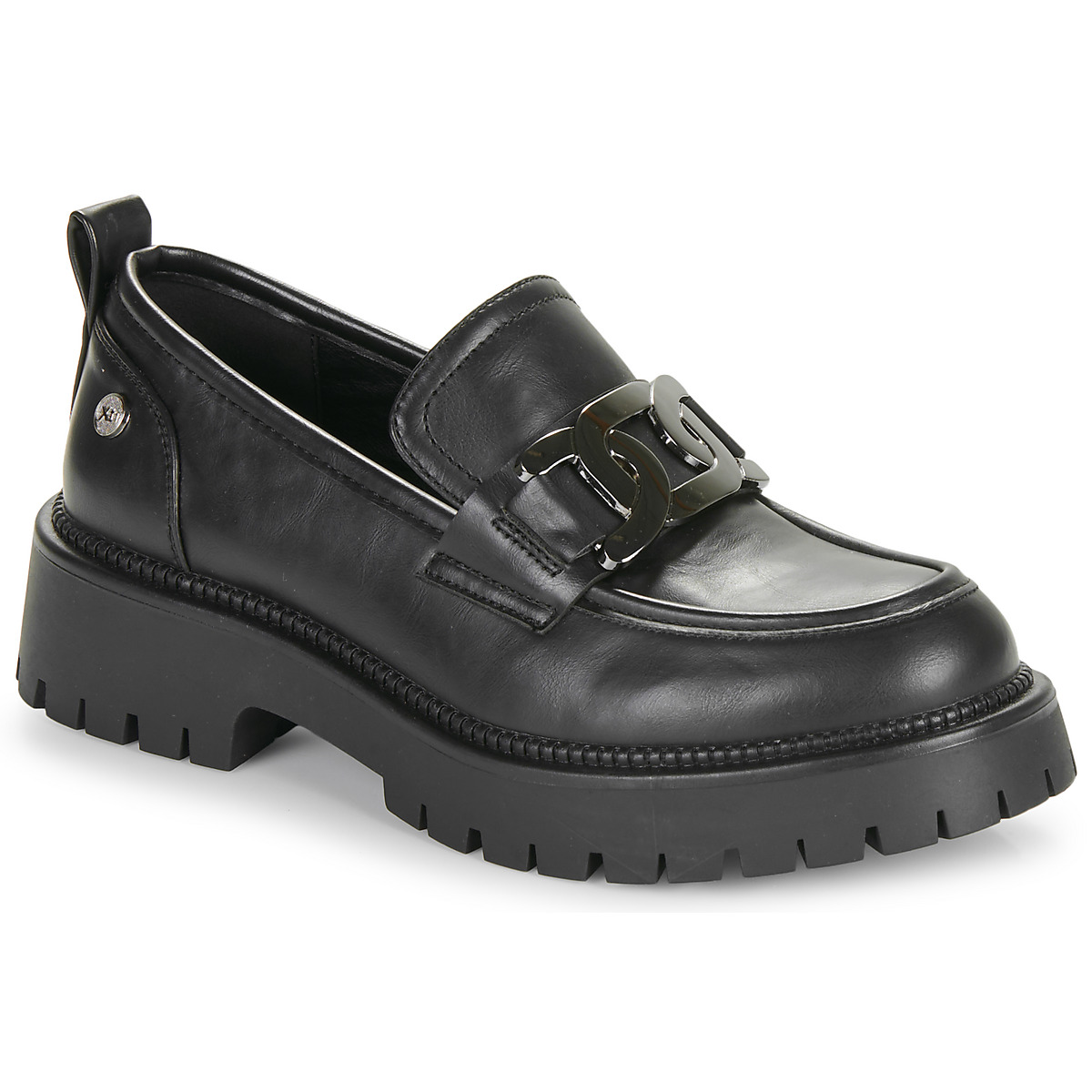 Čevlji  Ženske Mokasini Xti 143291-BLACK Črna