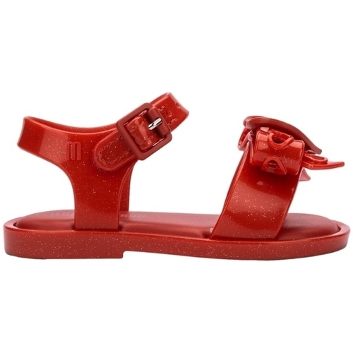 Čevlji  Otroci Sandali & Odprti čevlji Melissa MINI  Mar Baby Sandal Hot - Glitter Red Zelena