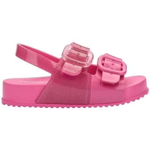 Čevlji  Otroci Sandali & Odprti čevlji Melissa MINI  Baby Cozy Sandal - Glitter Pink Rožnata
