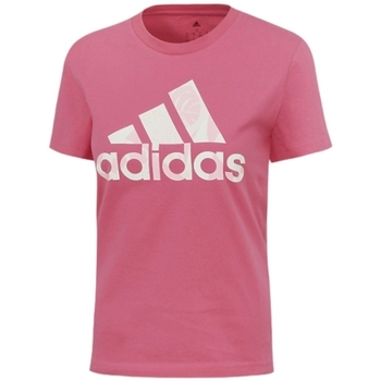 Oblačila Ženske Majice & Polo majice adidas Originals WMS T SHIRT LOGO PULSE Rožnata
