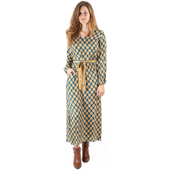 Oblačila Ženske Dolge obleke Isla Bonita By Sigris Dolga Midi Obleka Bež