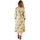 Oblačila Ženske Dolge obleke Isla Bonita By Sigris Dolga Midi Obleka Bež