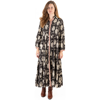 Oblačila Ženske Dolge obleke Isla Bonita By Sigris Dolga Midi Obleka Črna